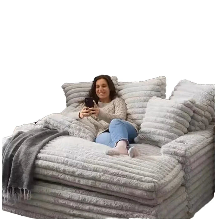 Union Win in Box Memory Foam Seater Nordic Vacuum Bed Modern Couch Patents Set Furniture Modular Lazy Compression Sofa