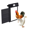 New Automatic Chicken Coop Door with Timer Sensor Chicken  Door Solar Rechargeable Renewable Chicken Door with Remote Control