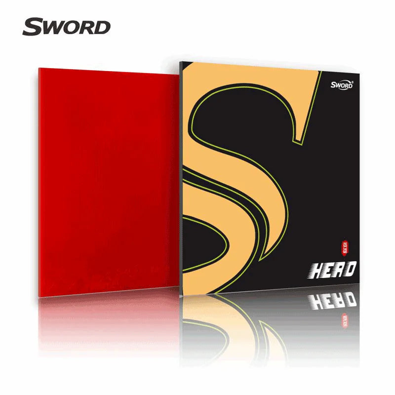 HERO Table Tennis & Ping Pong Racket Rubber ITTF Un-sticky Inverted Pimples Provincial Attack Sword