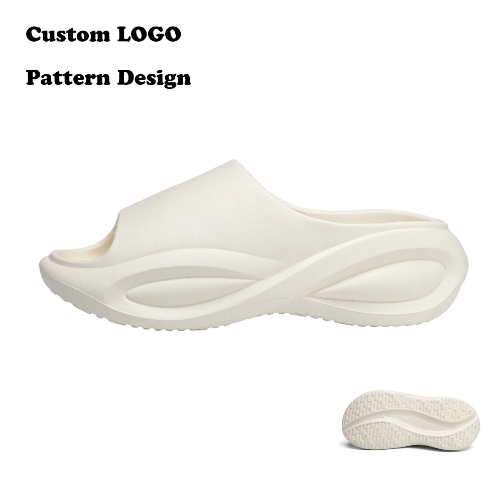 BreezeStep New Fashion Indoor Slippers EVA Breathable Soft Sole Anti-Slip Sandals Lightweight Winter Slides Embroidered Logo
