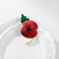 Manufacturer Enamel Poppy Flower Lest We Forget Pin Badge Festival of Remembrance Day Souvenir Lapel Pin