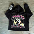 Unisex Acid Wash Distressed Vintage Design Cropped Boxy Hoodie Custom Streetwear Heavyweight Cotton Pullover Raw Hem Hooded DTG
