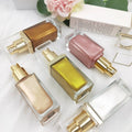 Wholesale Makeup Vegan Body Shimmer Oil Liquid Bronzer Private Label Spray Liquid Highlighter Shimmer Body Oil