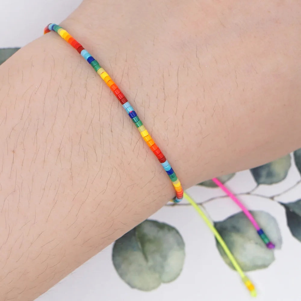 Handmade Jewelry Gifts Beaded Bracelets Colorful Crystal Beads