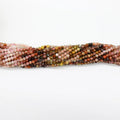 2020 Natural Colors Faceted Gradient Rainbow Agate Beads for DIY Necklace Making 3mm