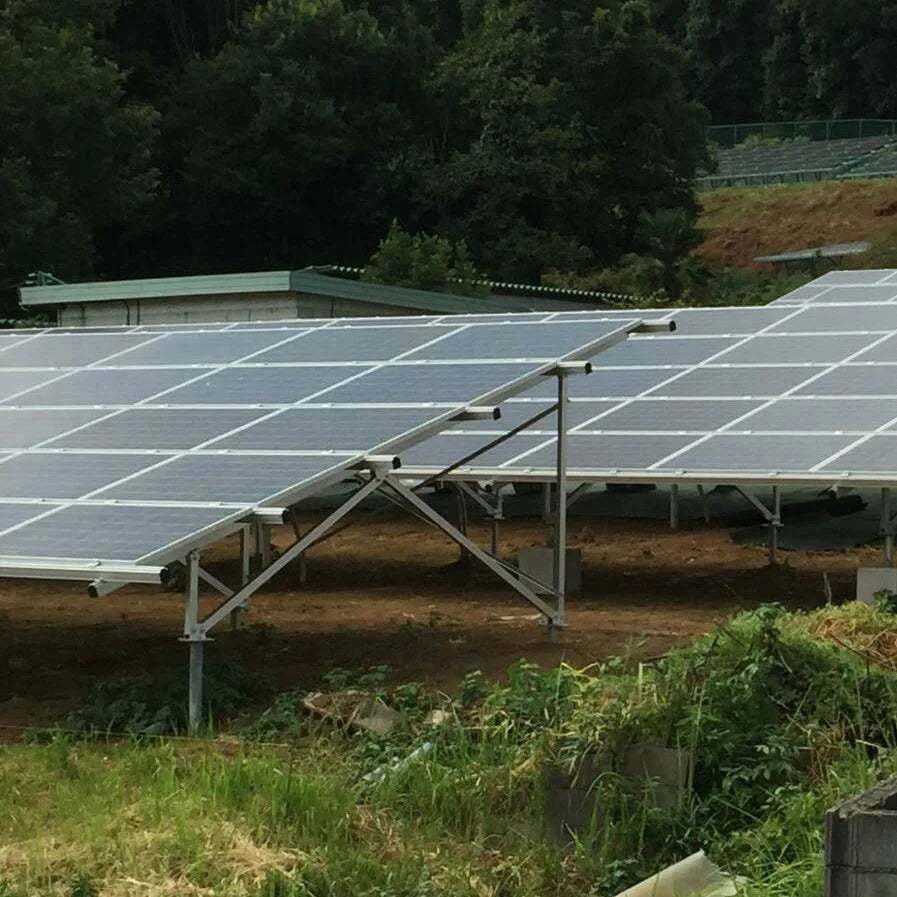 Solar PV Farm Ground Mounted Steel Frame Pre-assembly Folding Structure Bracket Nacyc Metis 10-year Warranty for Solar MW