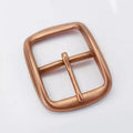 Meetee KY956 40mm Copper Belt Head Western Pin Belt Buckles Men Logo Made Leather Zinc Alloy Jeans Clothing Accessories Bags