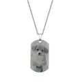 Custom Stainless Steel Pendant Photo Hip Hop Jewelry Engraved Photo Necklace