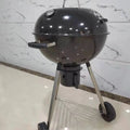 Trolley Style 22.5inch BBQ Barbecue Kettle Charcoal Grill for Outdoor BBQ Grill