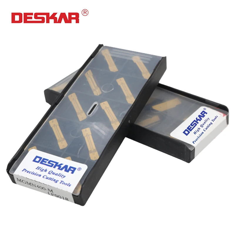DESKAR CNC Lathe Carbide Inserts Turning Tools Machining Cut Sharp Blade MGMN200-G-LF9018