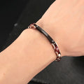Jewelry Manufacturers Wholesale Price Custom Adjustable Crystal Homme Men Stainless Steel Natural Wooden Link Chain Bracelets