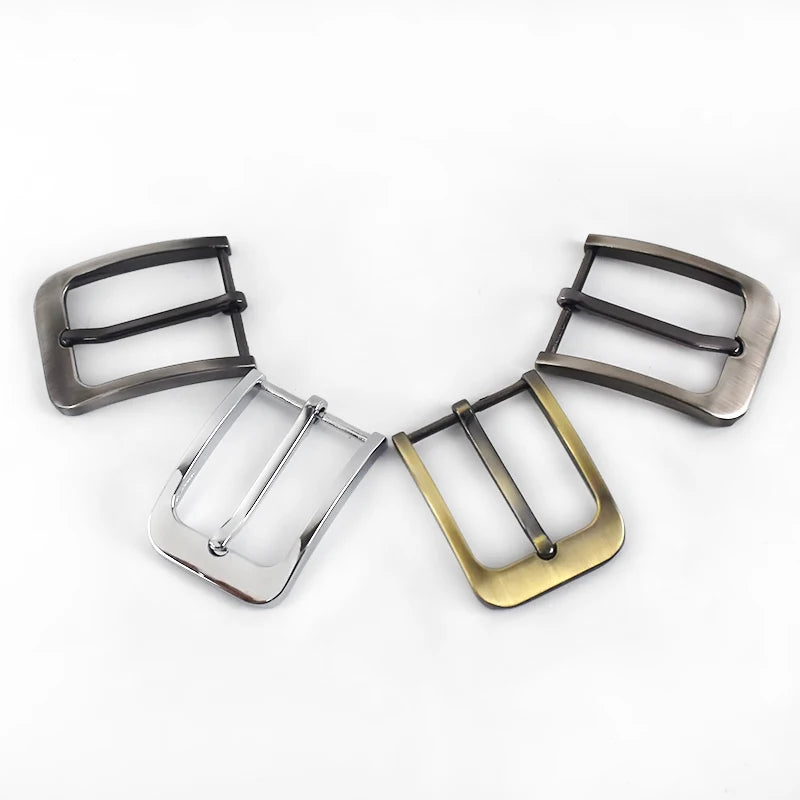 MeeTee KY146 35mm Custom Alloy Belt Buckle Hight Quality Adjustable Pin Belt Buckles for Man Waist Buckle Hardware Accessories