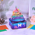 New Products Diary Blocks Custom 3d Flower Model Memo Pad Square Cubes Customized Promotional Rotational Musical Base Notes Pad