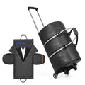 Factory Wholesale PU Leather With Wheels Luggage Travel Bag Business Waterproof Suit Bag Men Duffel Travelling Bag