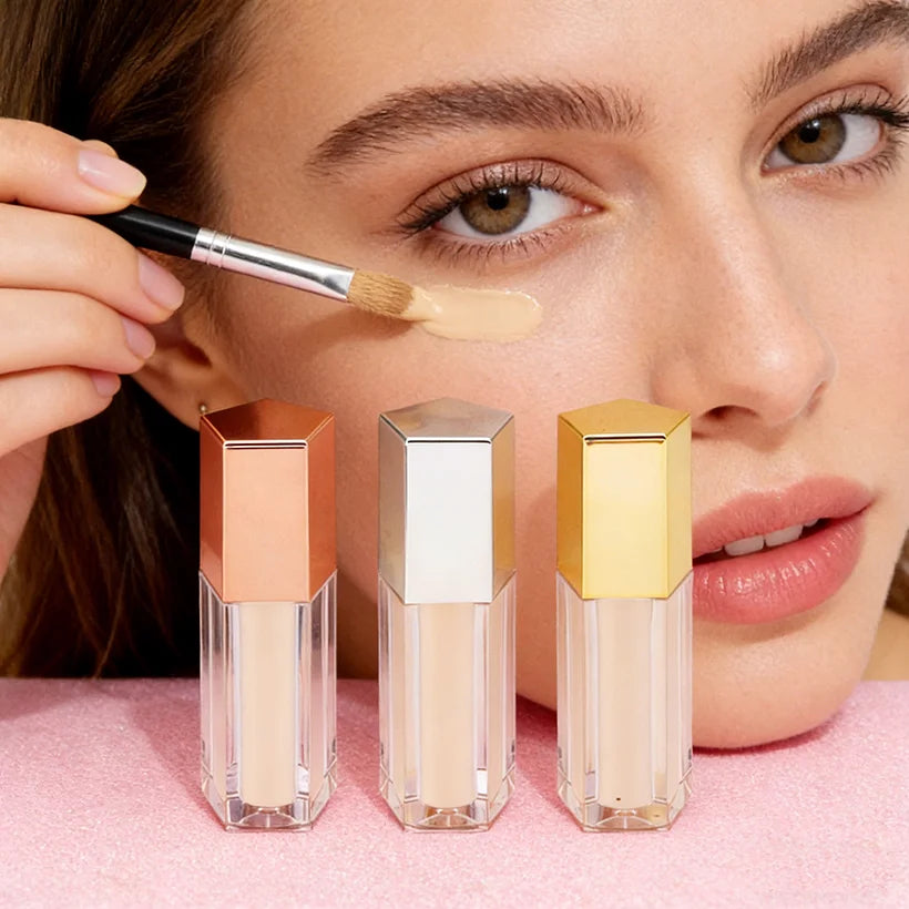 Wholesale Waterproof Vegan Concealer High Pigmented Liquid Concealer Cream Matte Texture Full Coverage Concealer