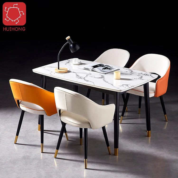 OEM Poltrona 420*425*800mm Scandinavian Furniture Brown Armchair Vanity Nordic Leisure Wing Back Chair