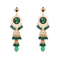China Factory Supplied Top Quality Crystal Pearls Women Earring Tassel Dangling Earrings Custom Made