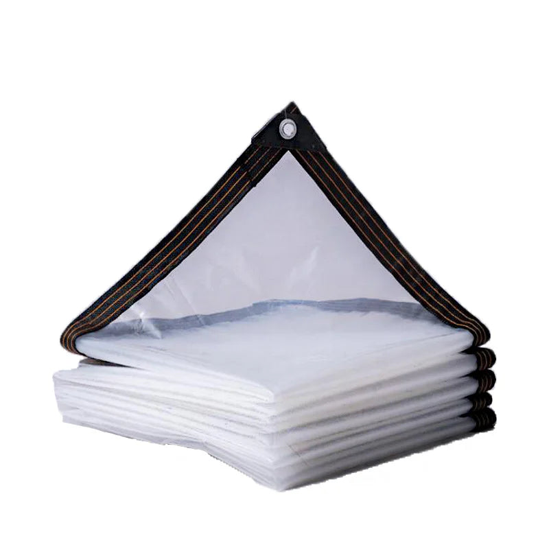 Customizable 3mx3m 0.14mm PE Tarpaulin Waterproof Garden Supplies-Balcony Courtyard Veranda Rain Cover