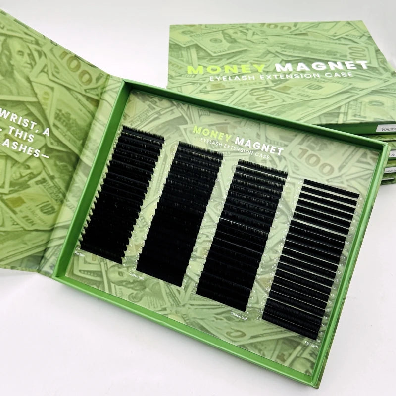 Eyelash Extension Supplies Trays Cashmere Matte Black Individual Lash Extensions Volume Eyelash Extension