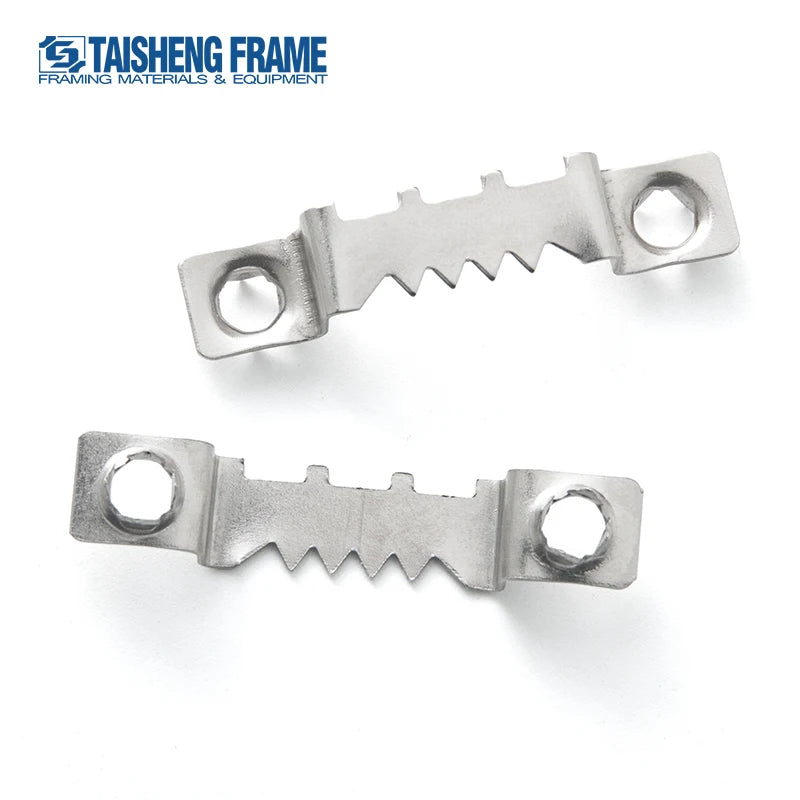 TS-K074C Galvanized Metal Sawtooth Picture Frame Hangers 1000-Pack No Nail Sawtooth Hook Industrial Photo Frame Hardware