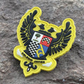 Custom Logo New Design 3D Soft PVC Patch Cartoon 'Dont Tread on Me' Bart Simpson Buttock Rubber PVC Patch