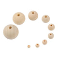Wholesale DIY Jewelry Creative Wooden Bead Accessories Hand Beaded Round Beads Colorful Multi Specification Wooden Beads