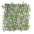 Fence Privacy Screen Artificial Leaf Faux Ivy Expandable/Stretchable Privacy Fence Screen for Balcony Patio Outdoor