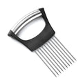 Wholesale Stainless Steel Cutter Potato Onion Holder / Meat Fork Needle Onion SlicersVegetable Fruit Slicer for Home