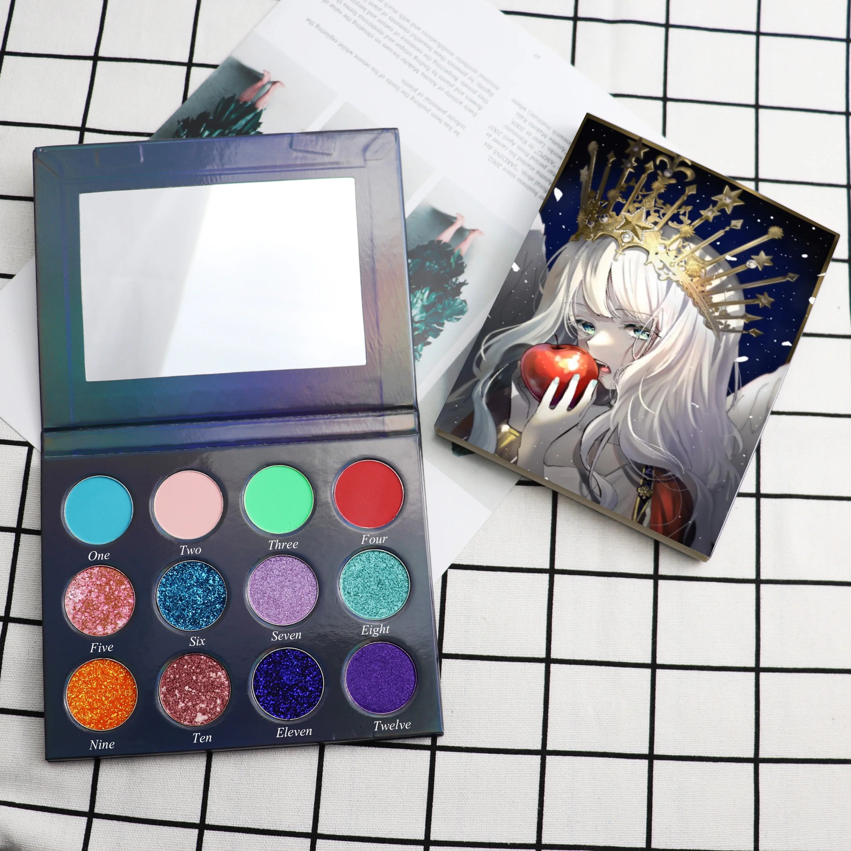 Best Selling Waterproof Blendable High Pigment Cute Eye Shadow Makeup Palette Vegan
