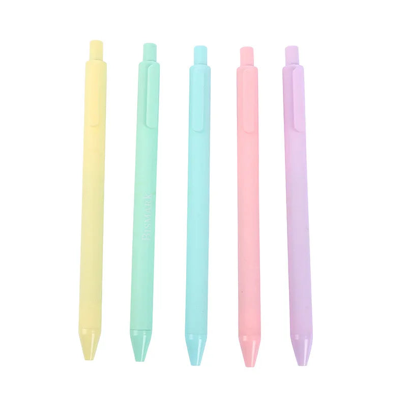 Cute Biros Macaroon Colour Unisex Pen Retractable Beautiful Office Supplies for Both Men and Women Best Gift Smooth Writing