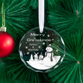 2025 Factory Wholesale Hanging Pendant Christmas Decorations Custom Crystal Glass Christmas Tree Ornaments