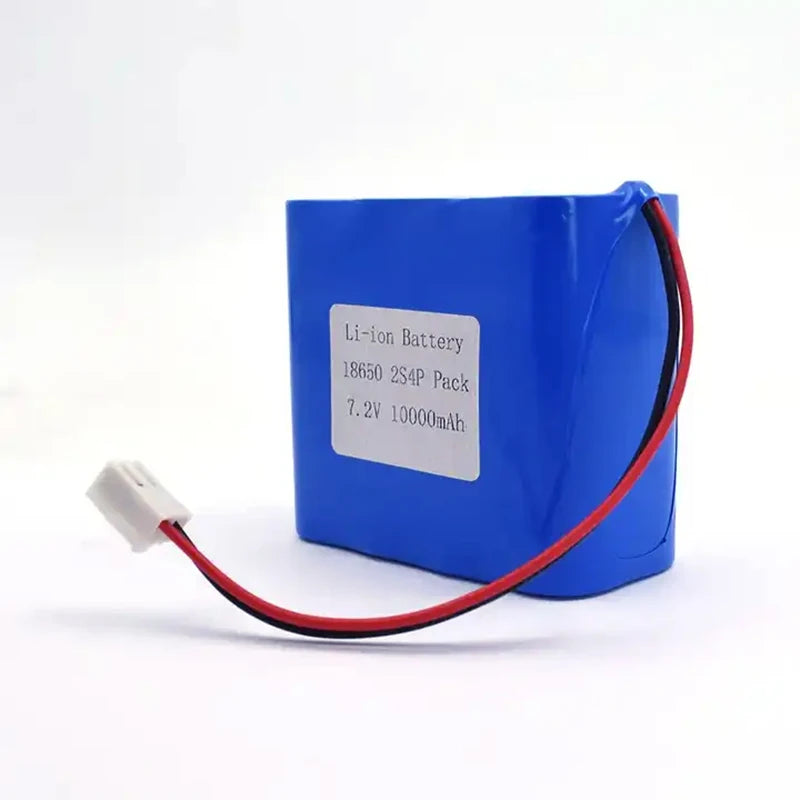 Customized 18650 LiFePO4 Lithium Ion Battery 2S5P 2S6P 7.4V 10Ah 2S4P 7.2V 10Ah Li-ion Battery Pack CE Certified