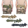 10pcs Tactical Belt Kit with Flashlight Pocket Magazine Pockets Pockets