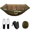Woqi Patented Portable Camping Hammock Mosquito Net Waterproof Convenient Tent Style Made Durable Nylon Fabric for Hiking Travel