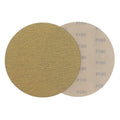 8Inch Yellow Round Sandpaper Hook and Loop Sanding Disc Aluminum Oxide Sand Paper Discs for Abriasive Tools Polishing Deburring