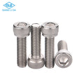 DIN912 M1.4 M1.6 M2 M2.5 M3 M4 M5 M6 304 A2-70 Stainless Steel Hexagon Socket Head Cap Allen Screw Hex Socket Cylinder Head Bolt