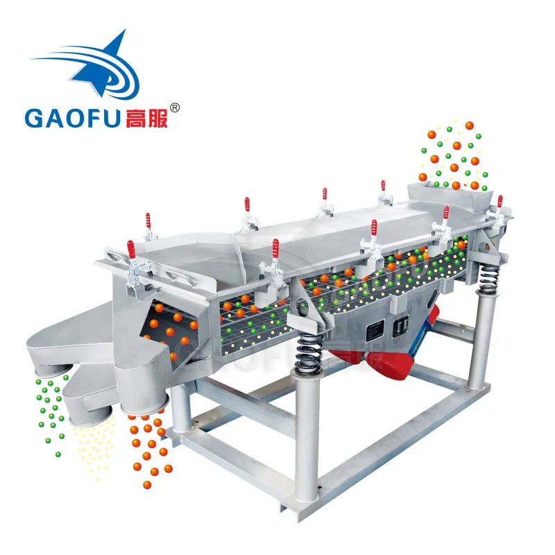 Chemical industry sifter separator rectangular vibration sieve linear vibrating screen equipment