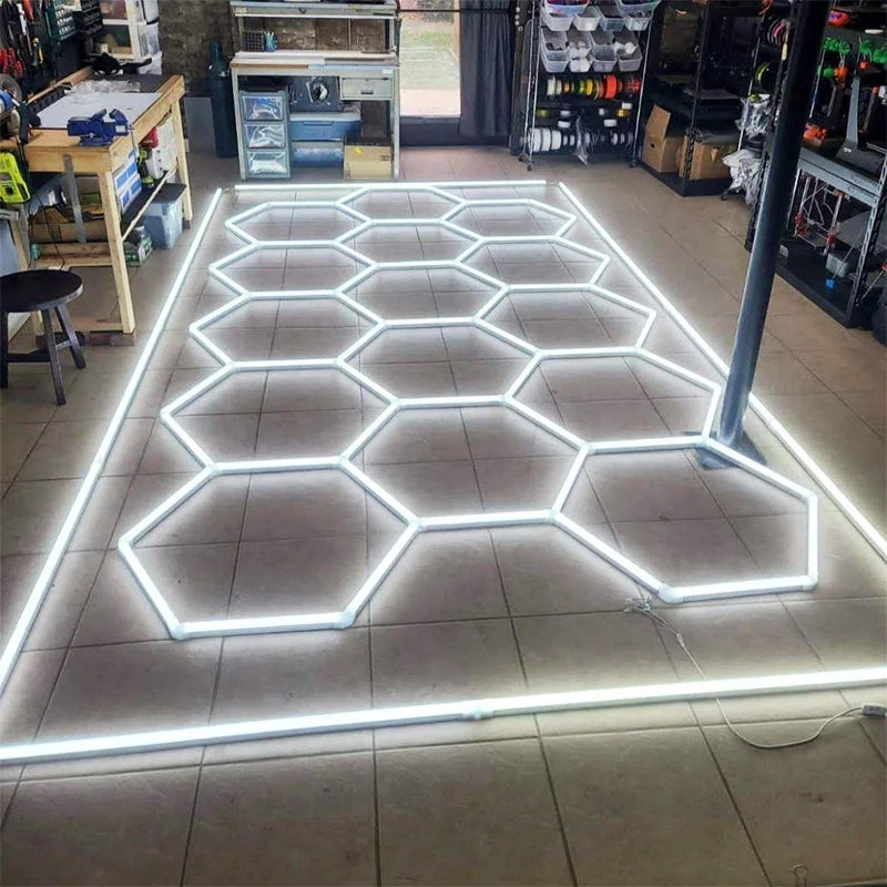 Wholesale Customizable Honeycomb Design for Garage & Commercial Lighting Solutions
