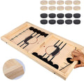 Fast Paced Sling Puck Table Hockey Winner Games Interactive Wooden Desktop Board Game for Adults & Children Customizable