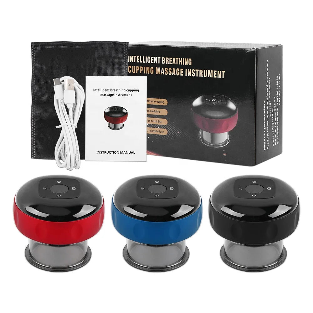 Useful Lightweight Release Muscle Scraping Guasha Device Instrument for Adult Vacuum Guasha Machine Electric Cupping Device