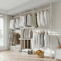 Folding Adjustable Telescopic Closet Portable Foldable Mobile Collapsible Wardrobe for Clothes
