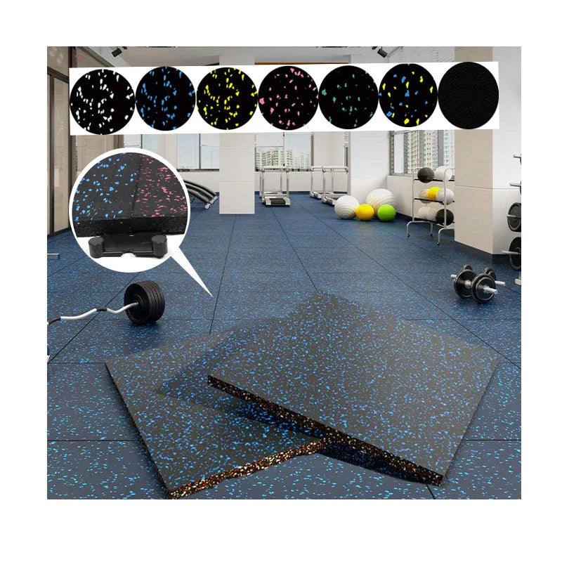 Sports Equipments Protective Gym Flooring Rubber Mat Tiles