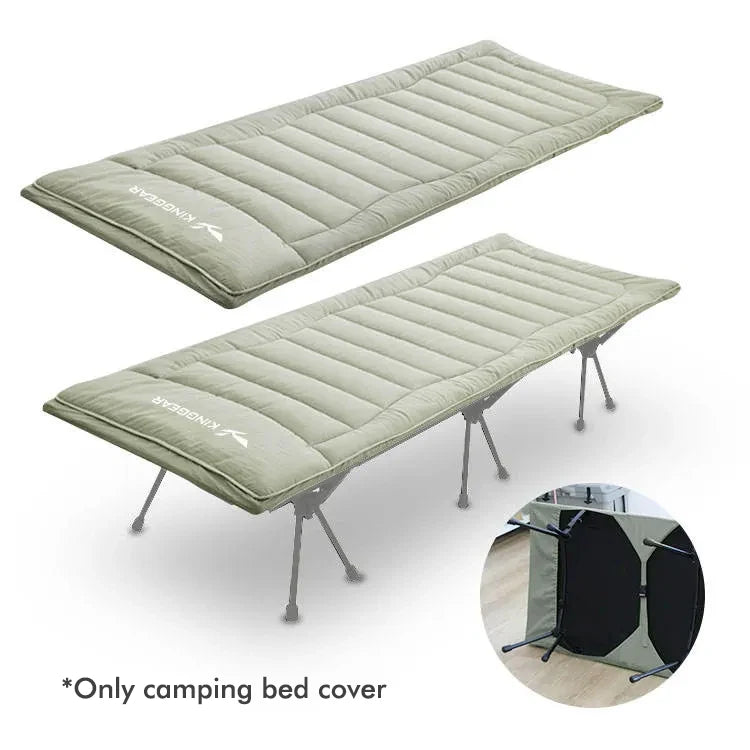 Kinggear Outdoor Custom Logo Camping Mattress Soft Cotton Mat Folding Bed Mattress Mat for Camping Bed