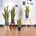 Indoor and Outdoor Decorative Tiger Orchid Bonsai Trees Artificial Agave Plants Features Fake Leaves for Garden Ornaments