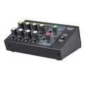 Compact Size 8-Channels Mono/Stereo Audio Sound Line Mixer with Power Adapter