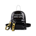 Jelly Waterproof Candy Color Mini Handbags PVC Transparent Clear Travel Backpack for Girls