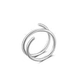 2025 Titanium Double Circle Spiral Nose Ring Nose Jewelry and Earring Jewelry