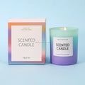 A03 5oz Smokeless Wedding Gifts Set Frosted Colored Tumbler Scented Candles With Custom Printing Box
