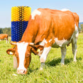 Horse Scratch Brush Cattle Massage Roller Brush Cow Brush for Cows Sheep Relieve Itching Cleaning