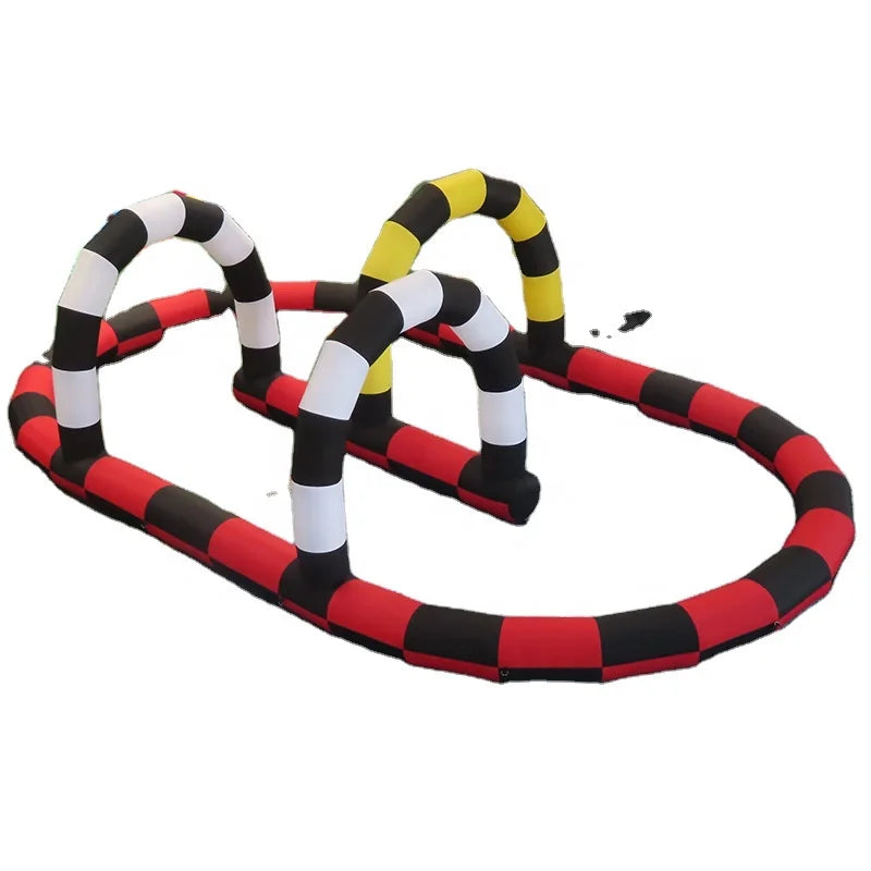 Free air Ship to Door 7x4m Customized Outdoor Cars Race Track Portable Go Kart Track for Event